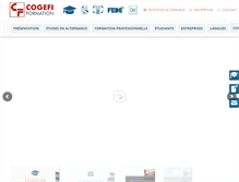 Tablet Screenshot of cogefi.com